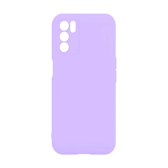 Silicone Case with Camera Shield for Oppo A16 Purple